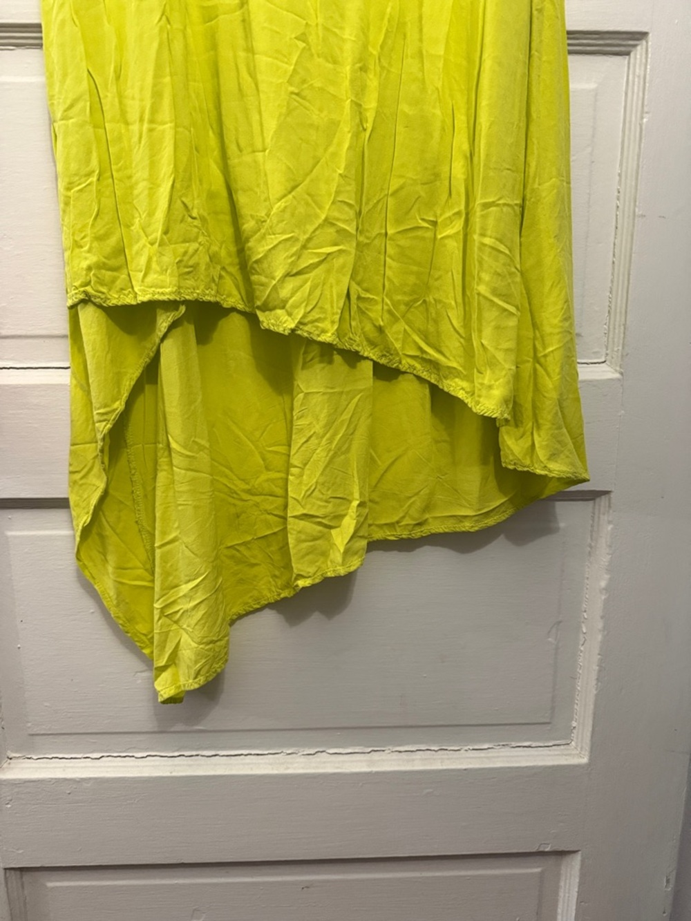 Splendid Chartreuse High-Low Tank Dress - Picture 4 of 6